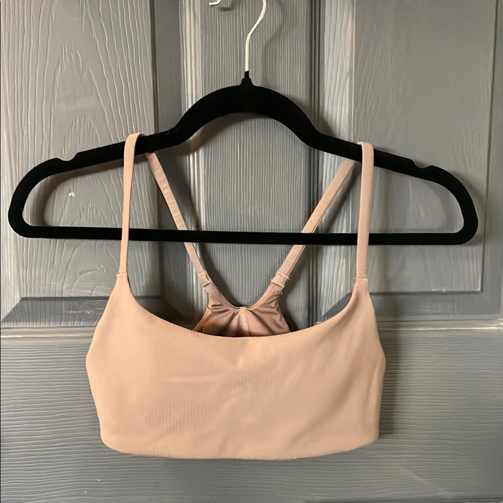 Lululemon wunder train strappy racer back sports bra ribbed - Picture 2 of 4